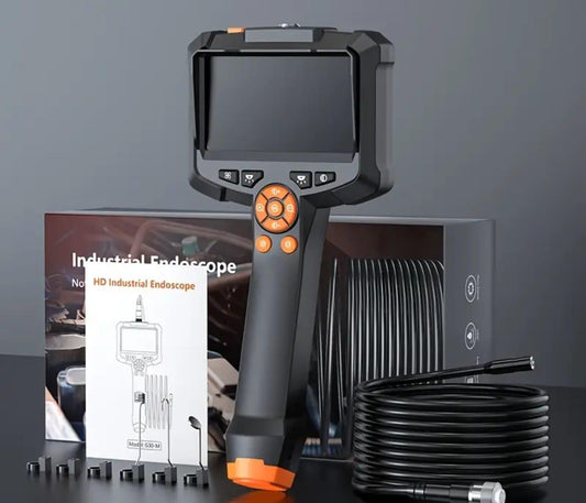 Endoscop Inskam G30 cu ecran de 4,3", sondă de 8,5 mm, focalizare automată, cablu fix