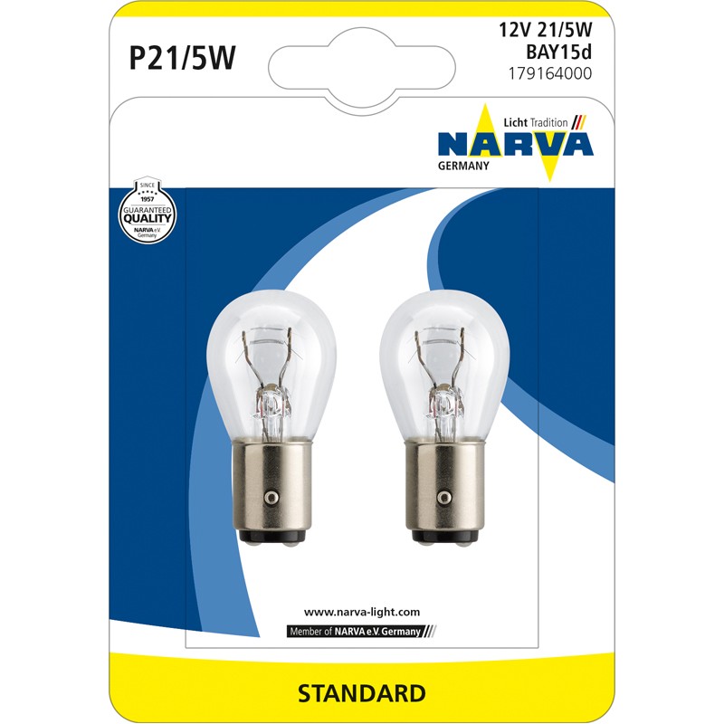 Set 2 Becuri Auto Frana P21/5W 12 V